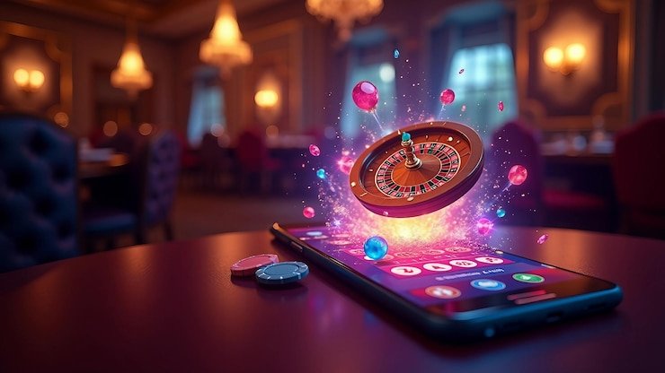 Pengguna membaca info mobile dengan privasi