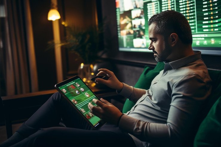 Kartu fitur sonytogel dengan tema hijau